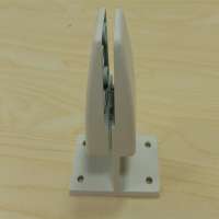 Aluminium Alloy Office Desk Top Screen Partition Glass Clamp