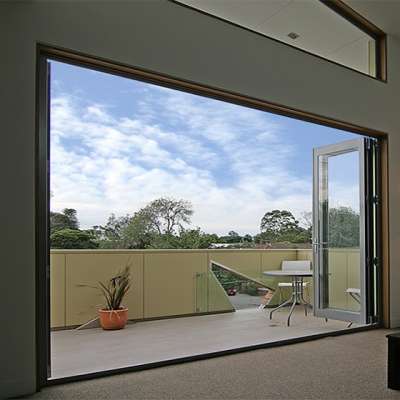 Wintong aluminium folding doors aluminium glass door design frameless folding glass doors