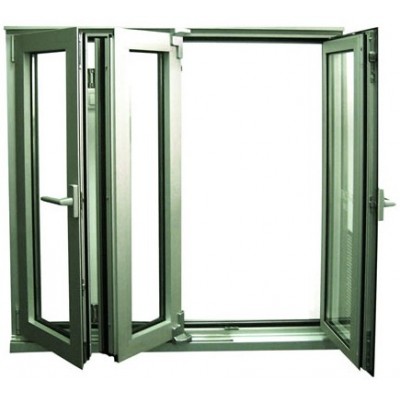 Sound proof Aluminium Folding window with international standard