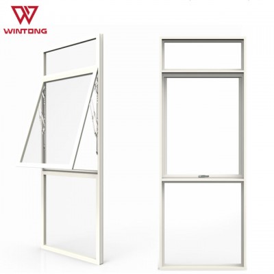 Guangzhou wholesale aluminio para ventanas Aluminum Awning Window champagne color